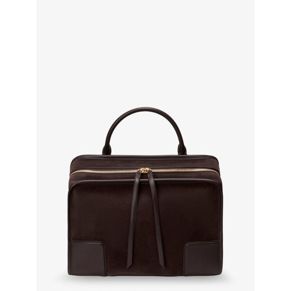 Loewe Women Amazona 180 Suede Handbag